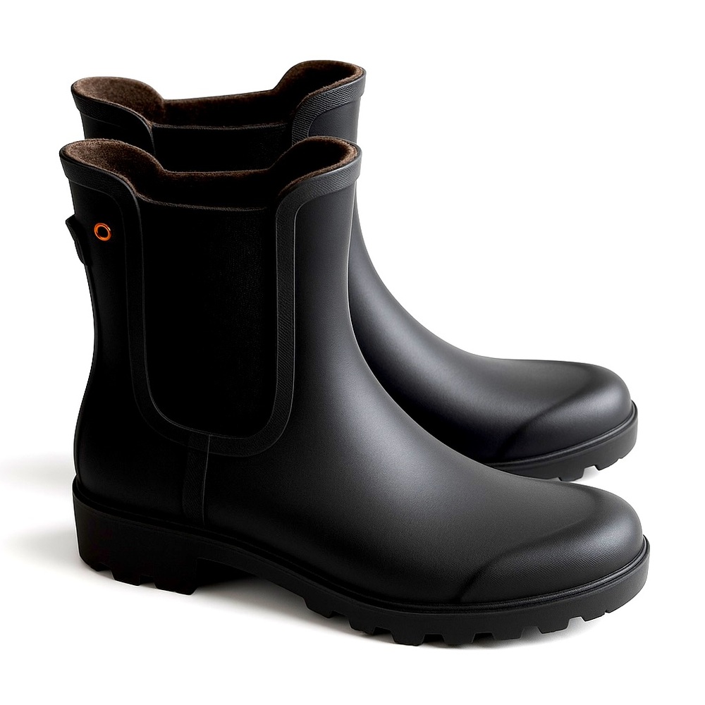 BOGS Black Holly Tall Chelsea Leather 7 women’s